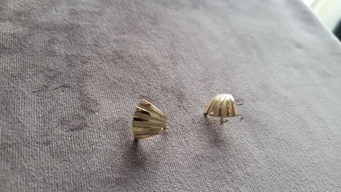 Boucles d oreilles femme plaqué or marque altesse - photo numéro 1