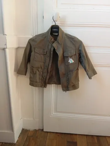 Veste en jean style worker