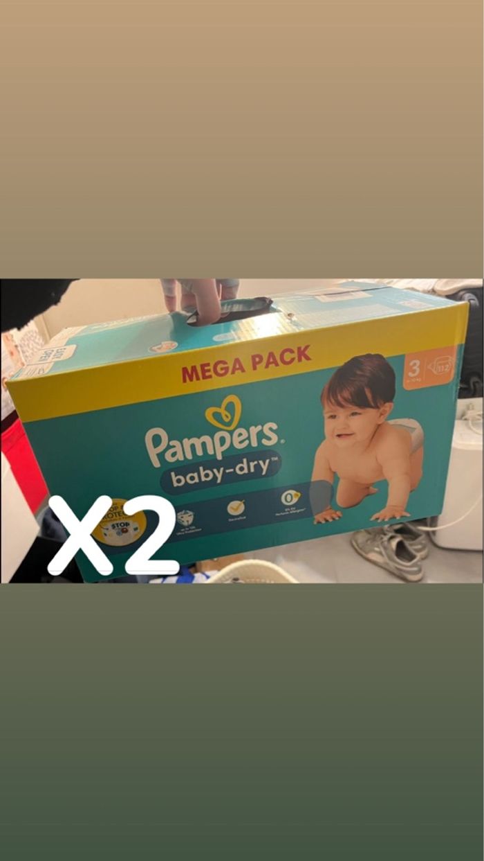 Carton de couches x112