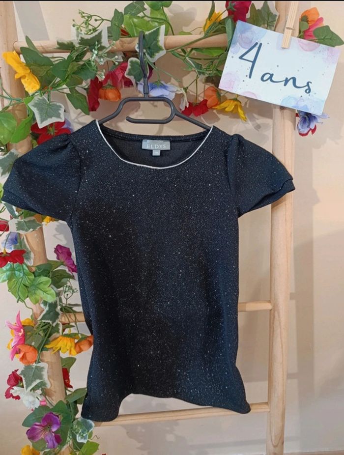 Robe noire brillante 3ans - photo numéro 2