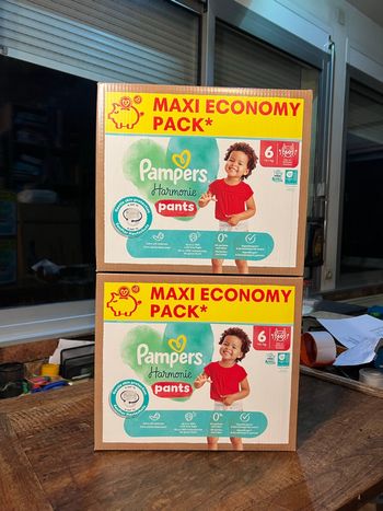 Couche taille 6 Pampers Harmonie taille 6 : 120 couches Pants