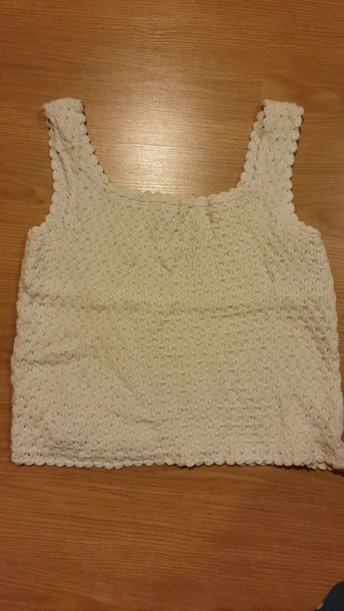 pull vintage coton brode marque et m 100% coton xl