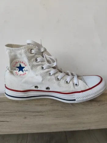 Converse haute blanche