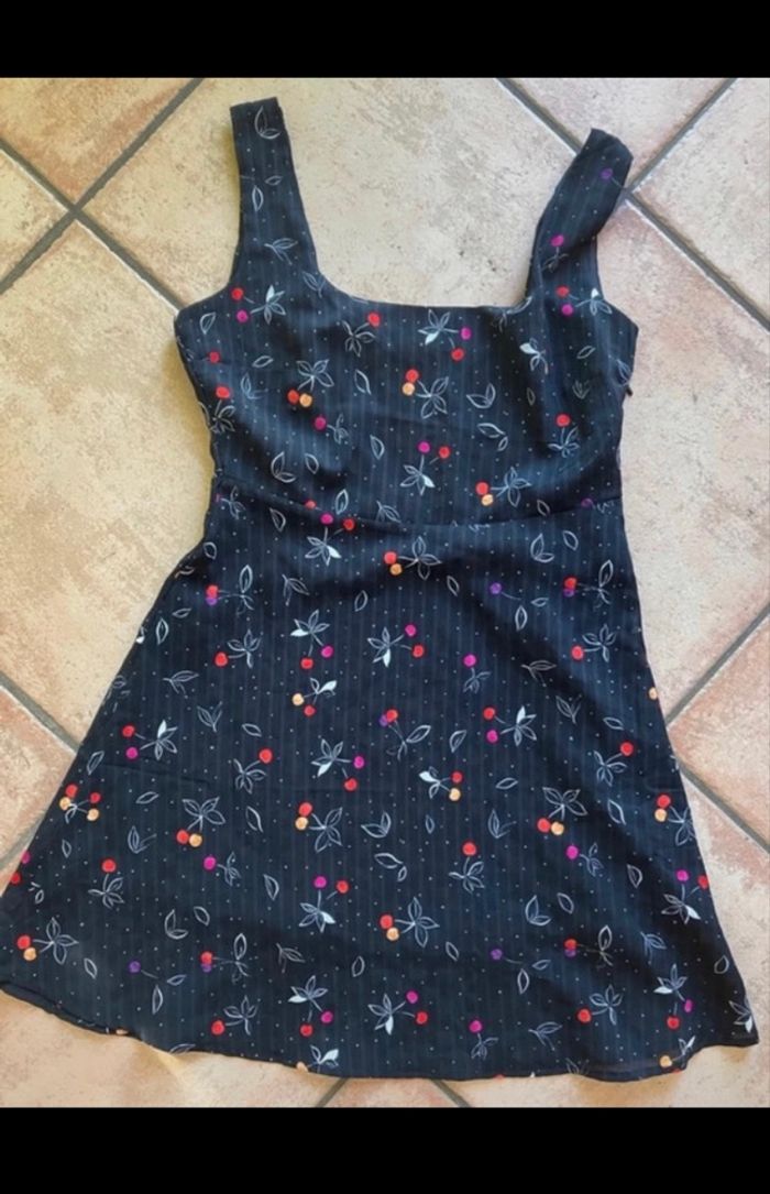 Robe patineuse noir motif cerise  pimkie - photo numéro 3