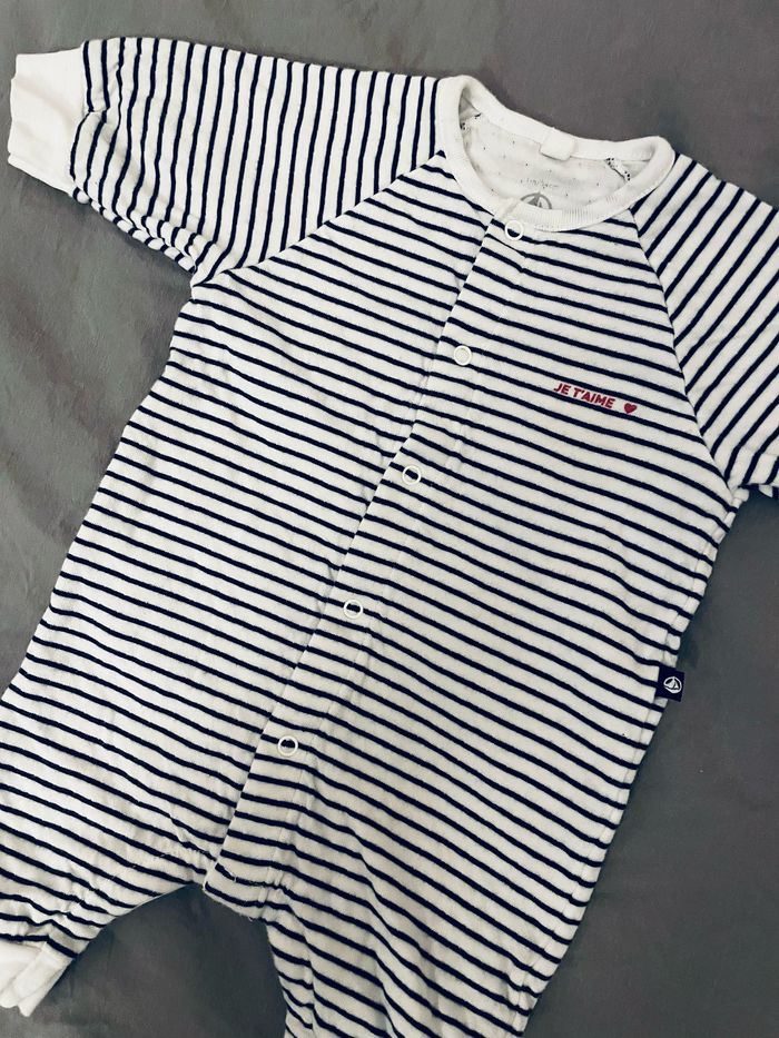 Combinaison rayée Petit Bateau - photo numéro 2