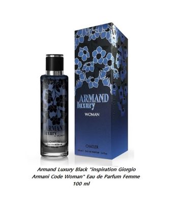 Armand Luxury Black "inspi G-A Code Woman" Eau de Parfum Femme 100 ml