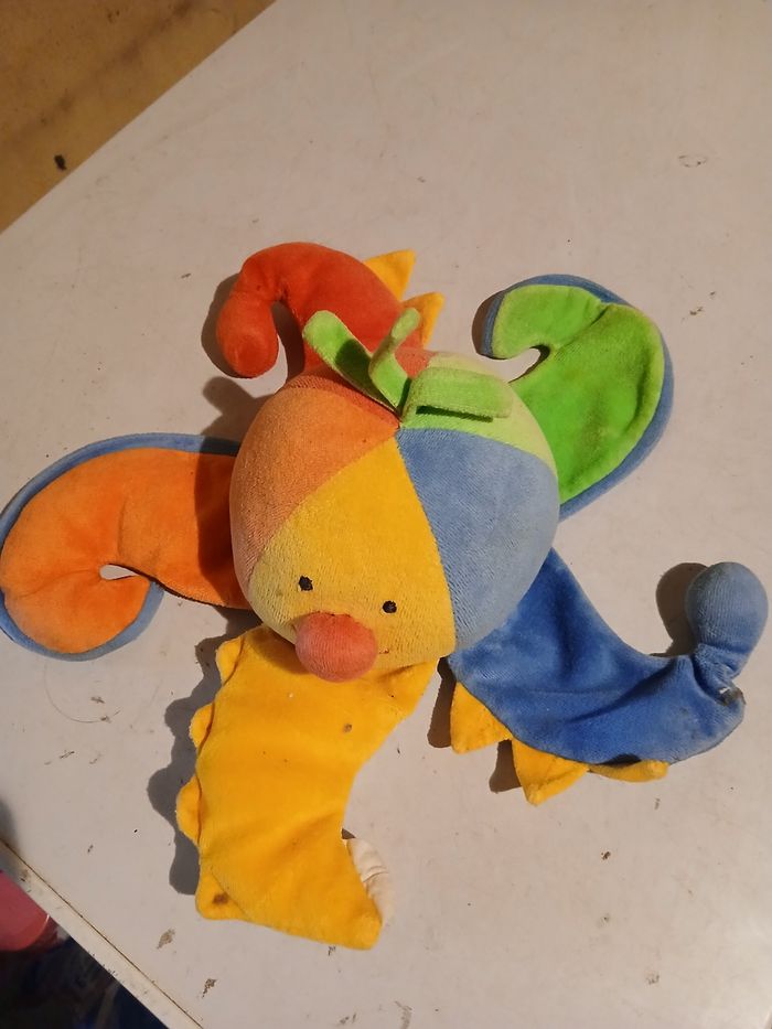 Peluche pieuvre musicale