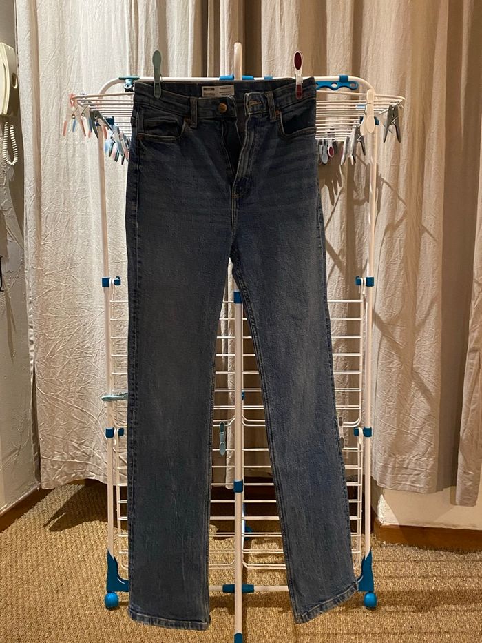 Jean straight slim Bershka - photo numéro 4