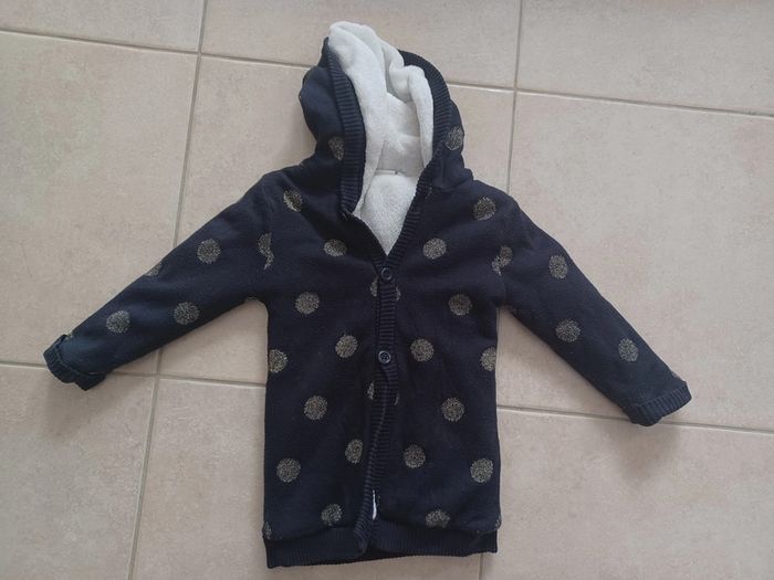 Veste à capuche ntérieur fourré Noukie's