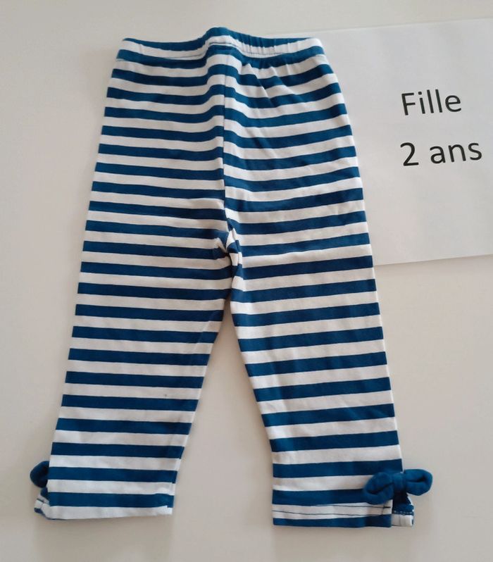 Legging rayé court 2 ans - photo numéro 2