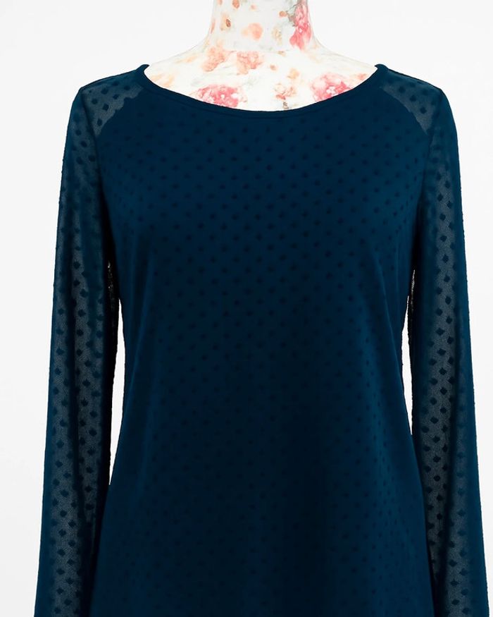 🌸 pull fin noir plumetis – Grain de Malice – Taille L 🌸