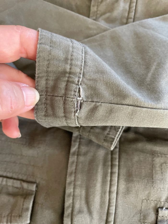 Veste saharienne, kaki Vertbaudet, taille 18 mois - photo numéro 2
