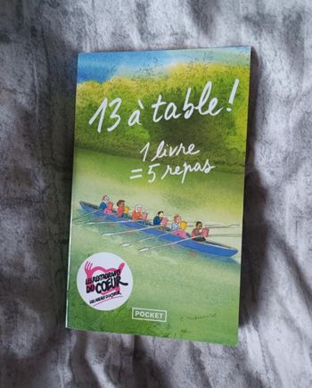 Livre " 13 à Table ! " Édition 2025 - des Restos du Cœur 🌺🫶