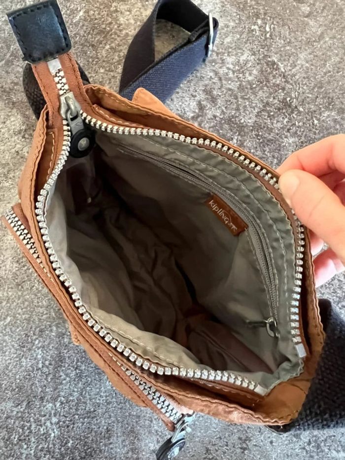 Sac bandoulière marron Kipling homme femme Bolso bandolera Borsa a tracolla Umhängetasche - photo numéro 5