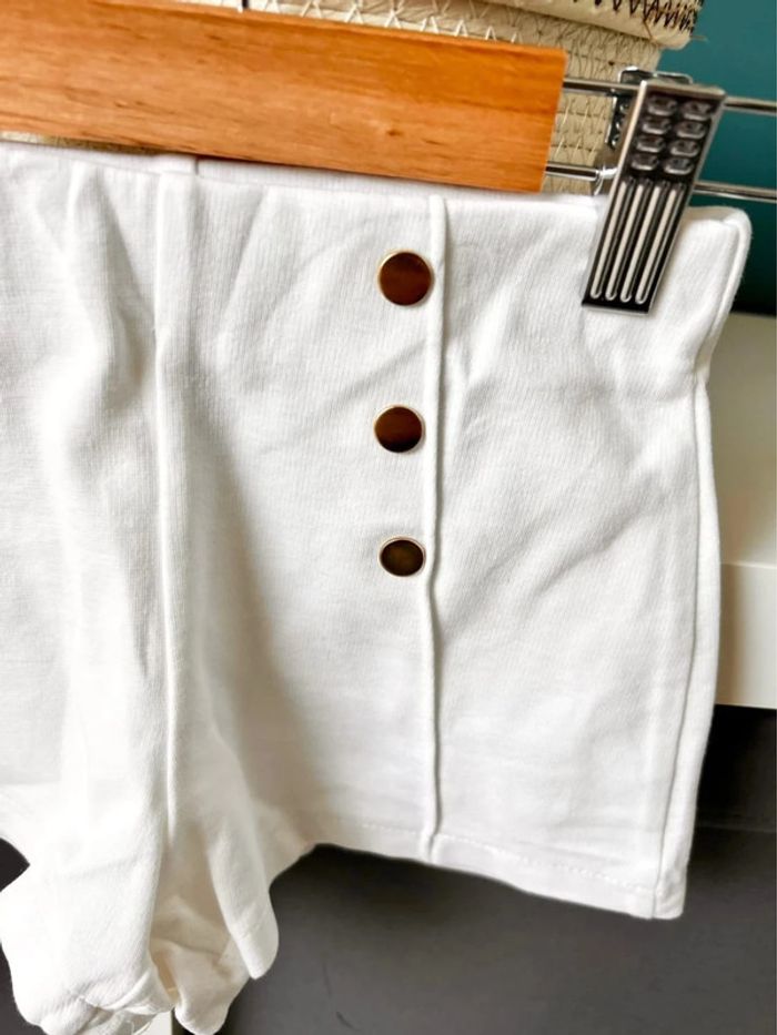 Short blanc marin - H&M - 4 ans - photo numéro 2