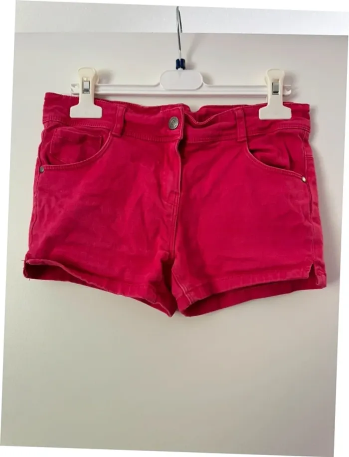 Short jean rose