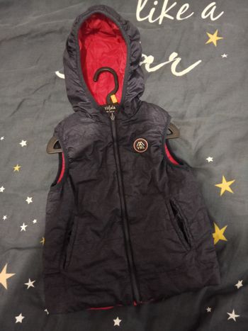 Doudoune sans manche réversible _ 4 ans