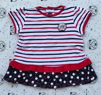 Robe marine taille 9 mois