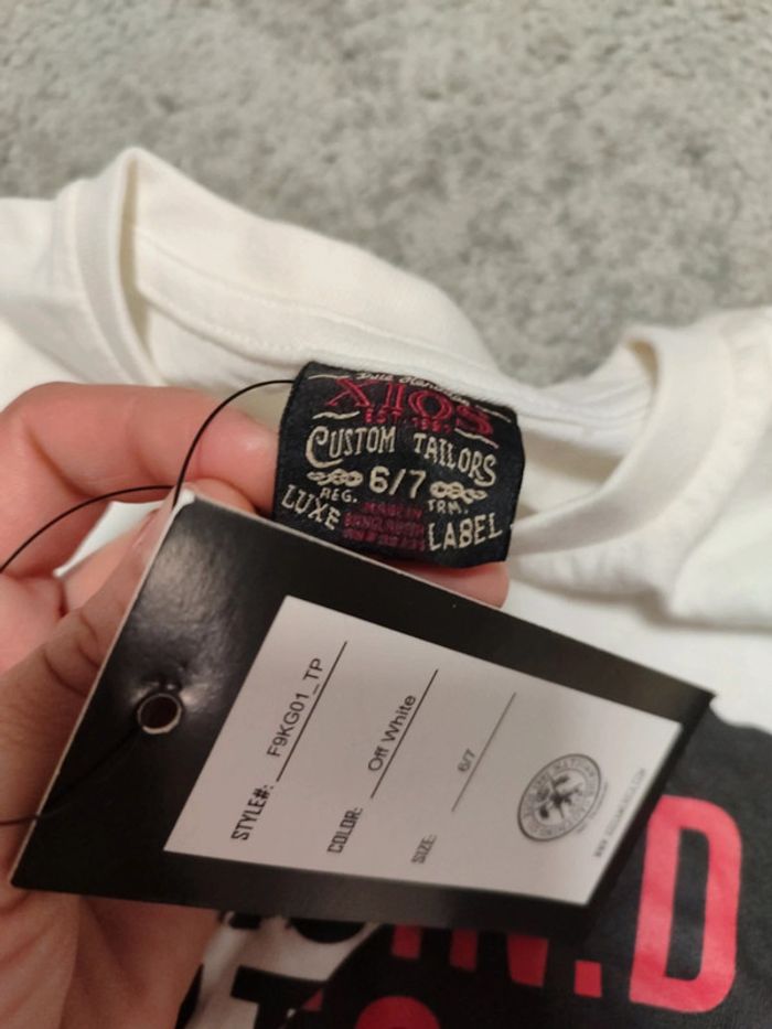 T-shirt manches longues garçon 6/7ans - photo numéro 2