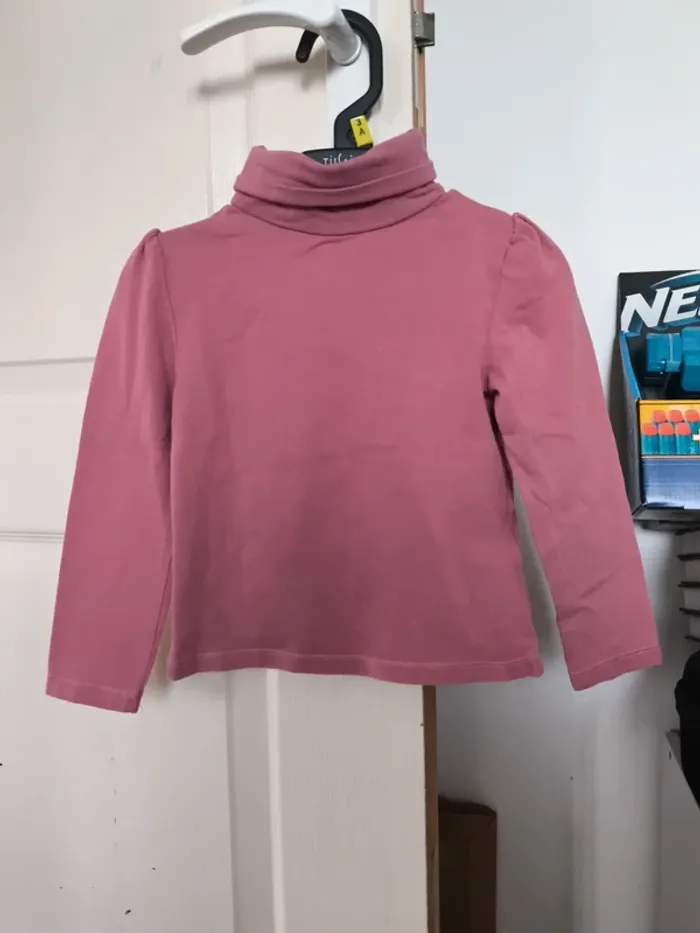 Pull ou sous pull rose