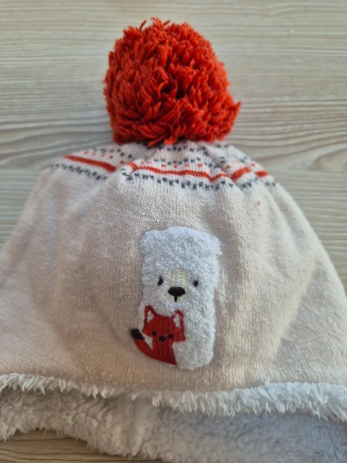 Ensemble Bonnet et moufles "Obaïbi" 48cm - photo numéro 2