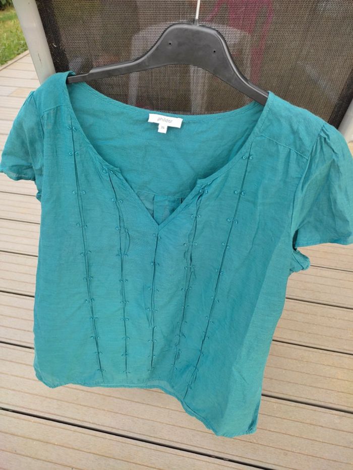 Tunique manches courtes Phildar T.36