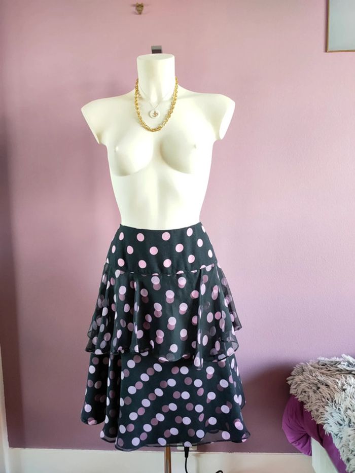 Jupe pin up a pois vintage