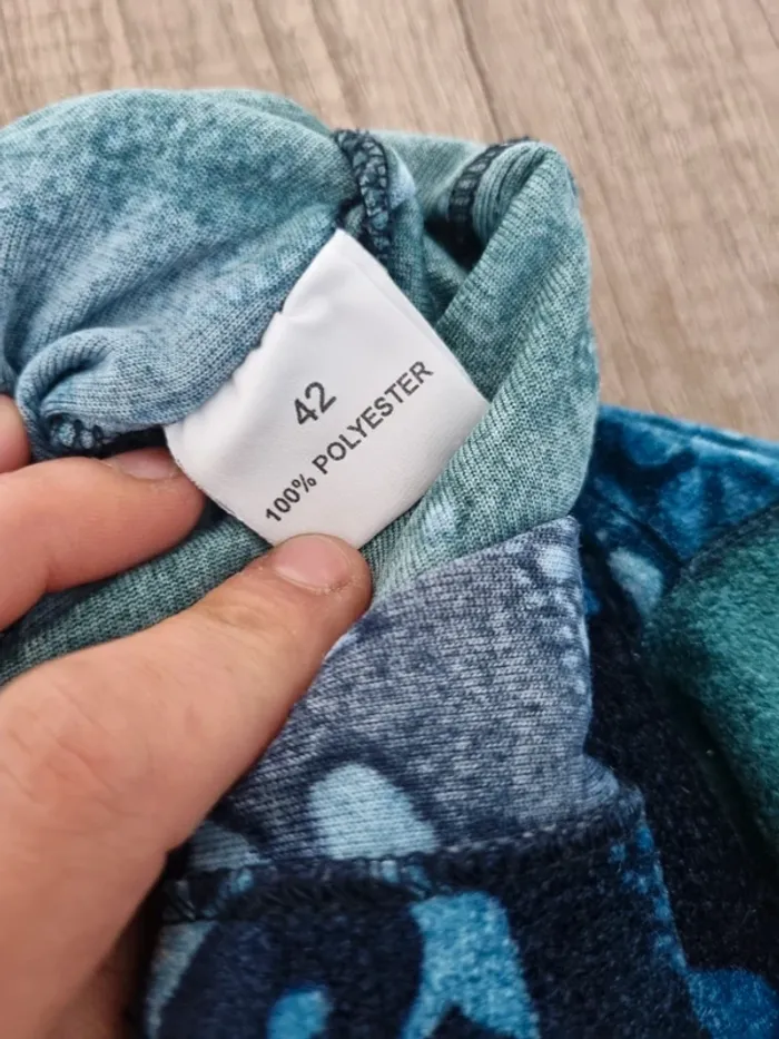 Chemise dégradé bleu vert Année '70 - photo numéro 16