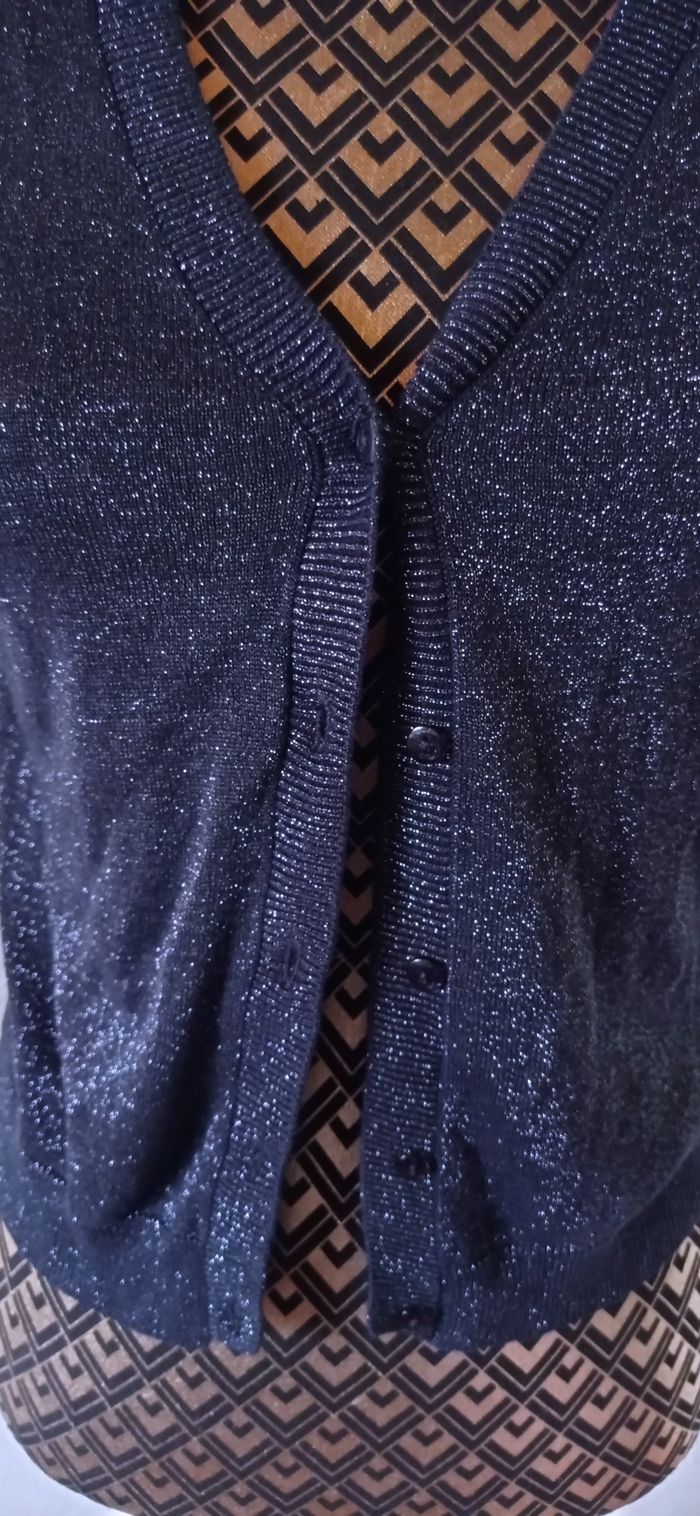 🌸Gilet brillant, Kiabi, Taille S - photo numéro 2