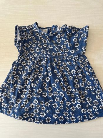 Robe bleue 2 ans