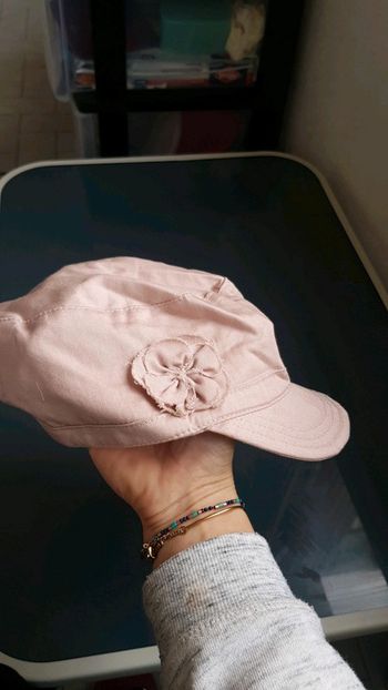 Casquette Gavroche vieux rose