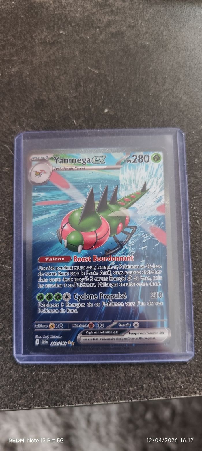Carte Pokémon Yanmega EX – 280 PV – Très bon état - photo numéro 1