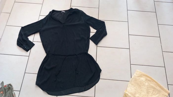 Robe manches longues noire gémo 38