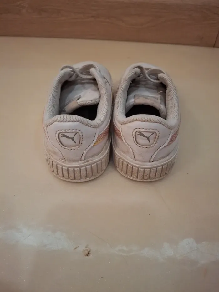 Baskets puma blanc et holo t26 - photo numéro 7