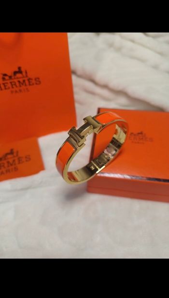 Bracelet Hermès clic H orange