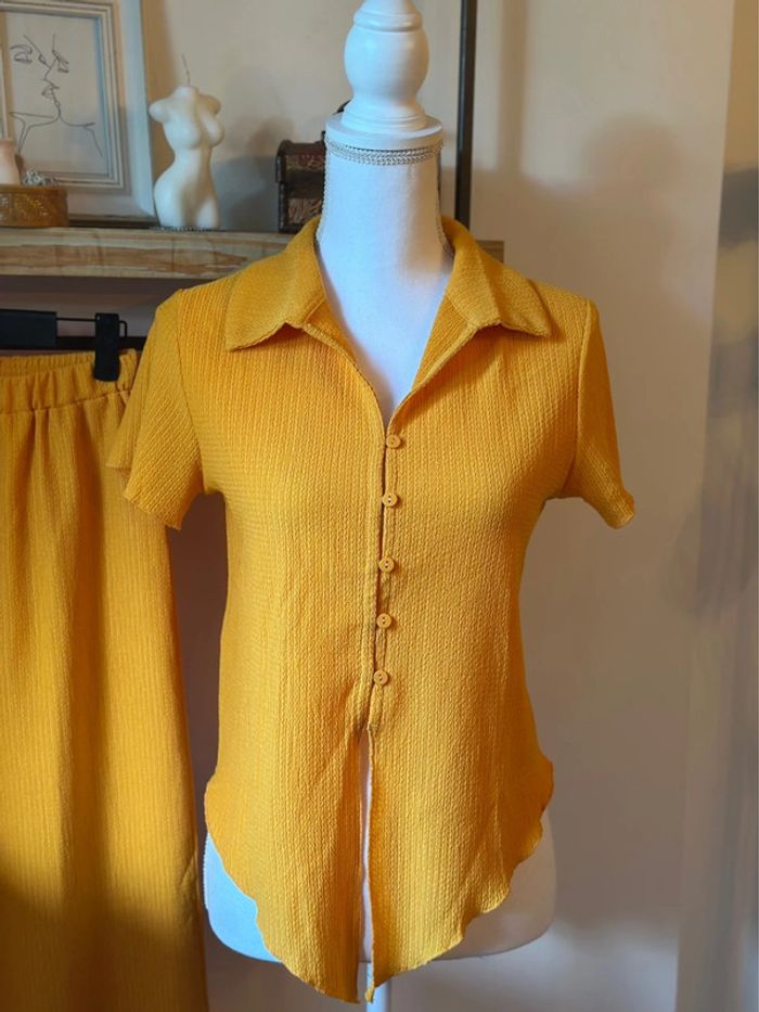Ensemble Mango orange (comme neuf) taille XS - photo numéro 5