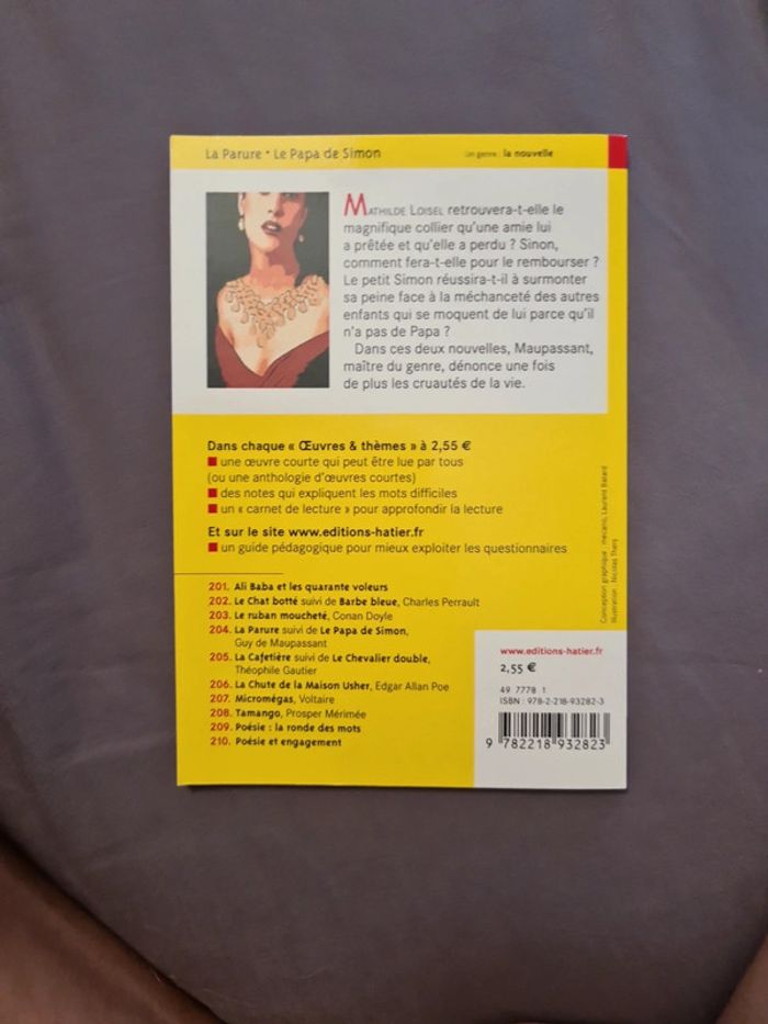 La parure, le papa de Simon de Guy de Maupassant - photo numéro 2