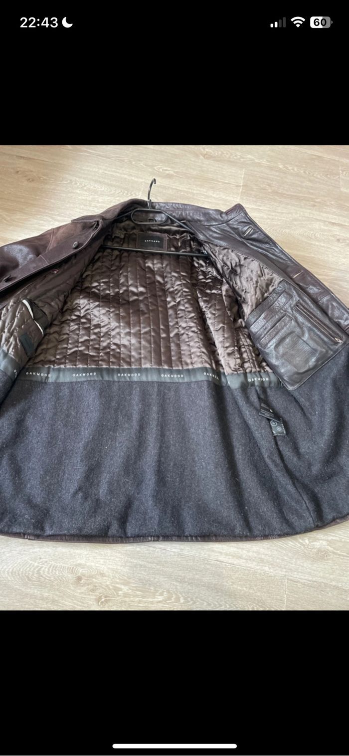 Veste homme vintage en cuir - photo numéro 6