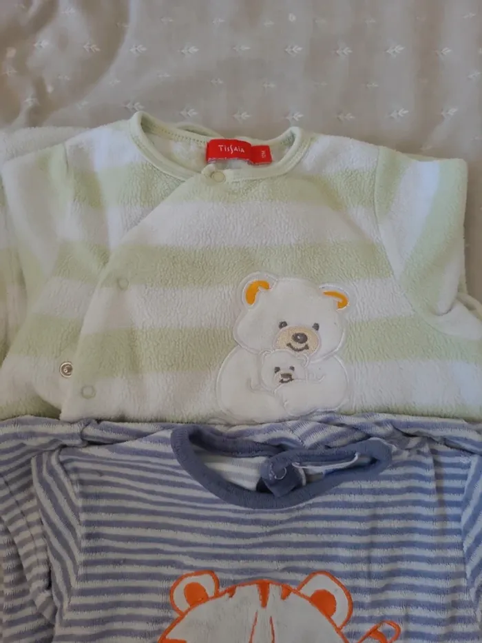 Lot de 3 pyjamas hiver enfants 1 piece - photo numéro 2