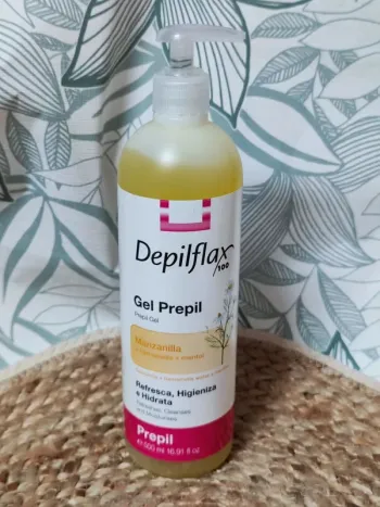 Depilflax gel hamamélis pré épilation flacon pompe 500 ml