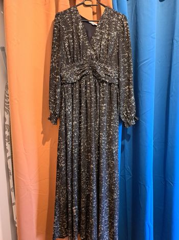 Robe longue à paillette