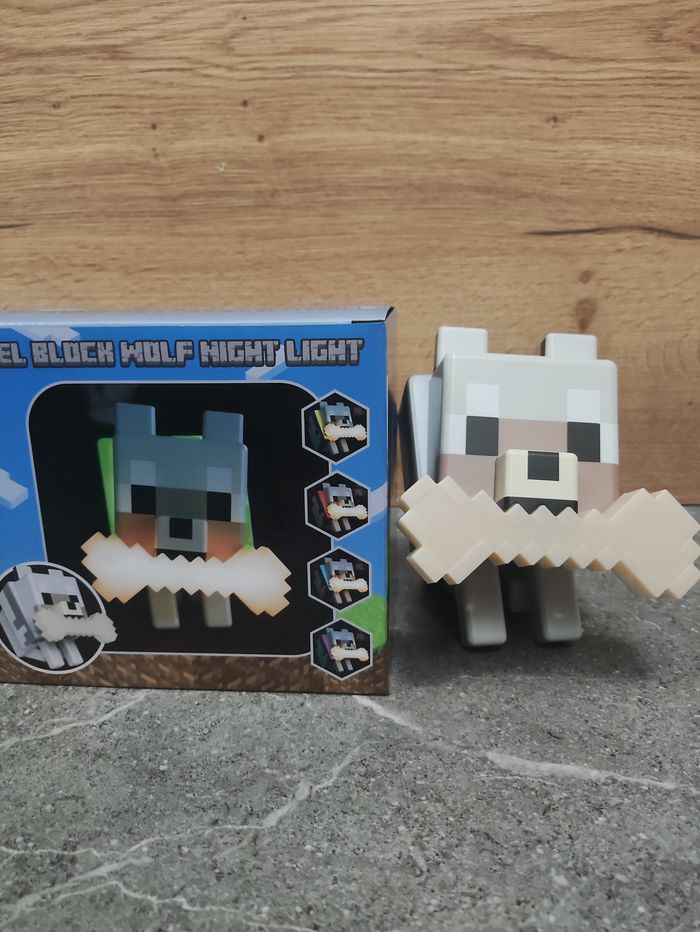 Wolf Night Light Pixel Block Led RGB - photo numéro 5
