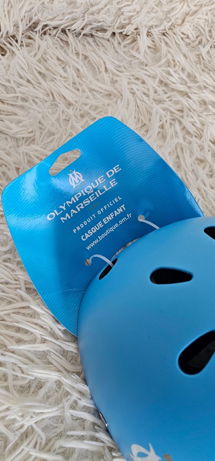 Casque de vélo enfant Olympique de Marseille Neuf - photo numéro 3
