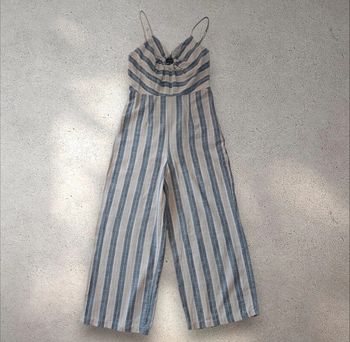 Combinaison fluide à jambes larges avec bretelles ajustables taille 38