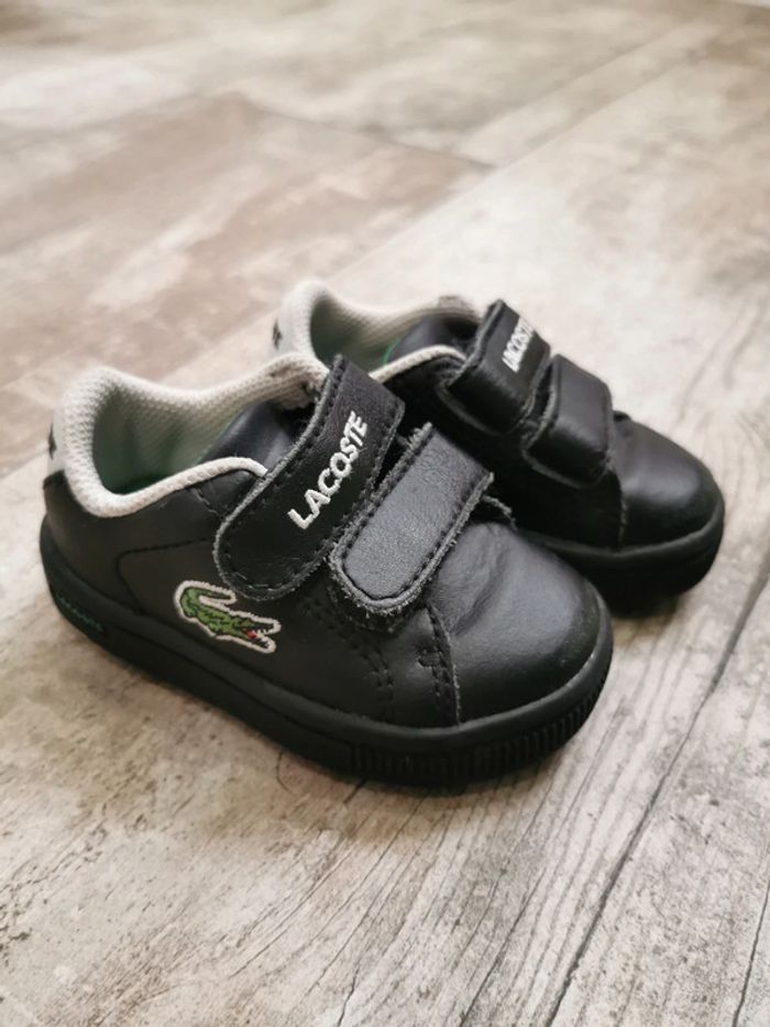 🌿Basket Lacoste enfant taille 19 - photo numéro 9