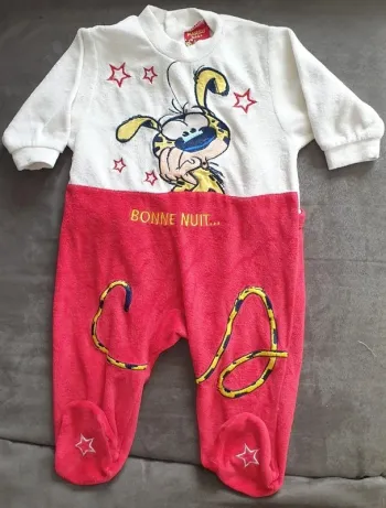 Pyjama marsupilami rouge 6 mois