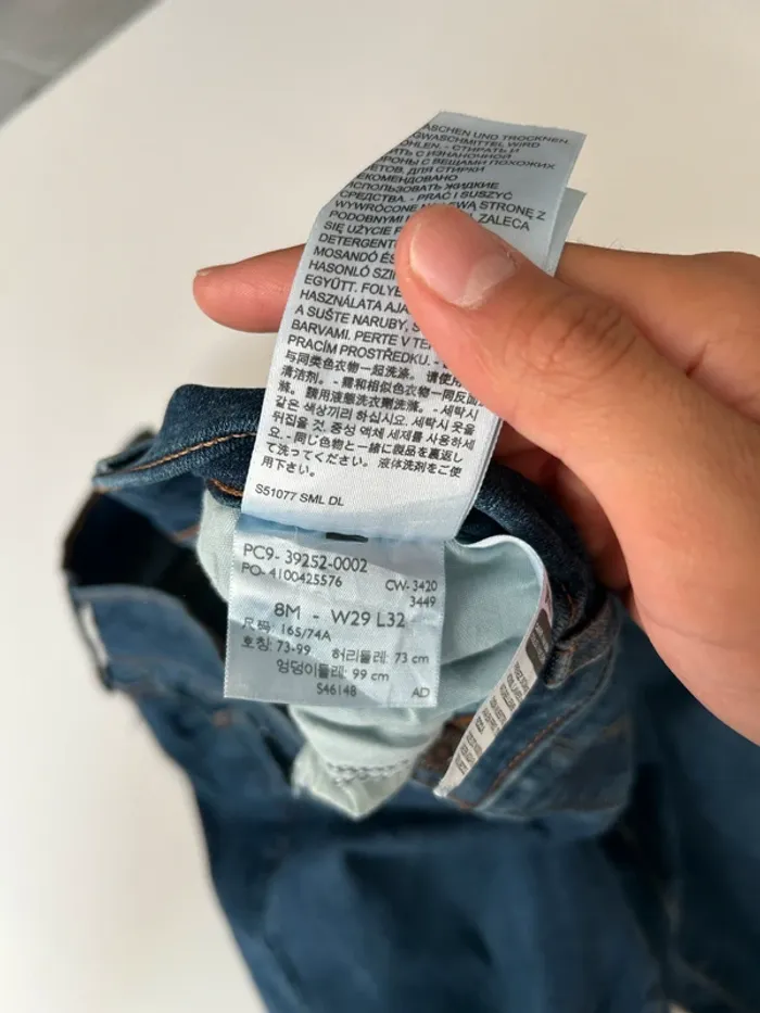 Jean Levi's Femme Marine W29 L32 | Classic Bootcut | Taille 40 | Très Bon État | BP289 - photo numéro 7