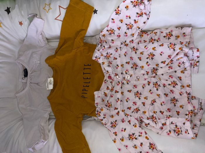 Lot 7 t-shirt manche longue 1 m