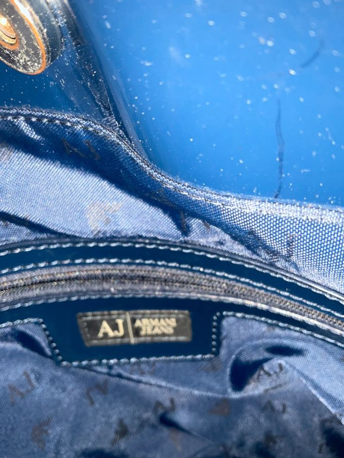 Sac à main bleu jean - photo numéro 6