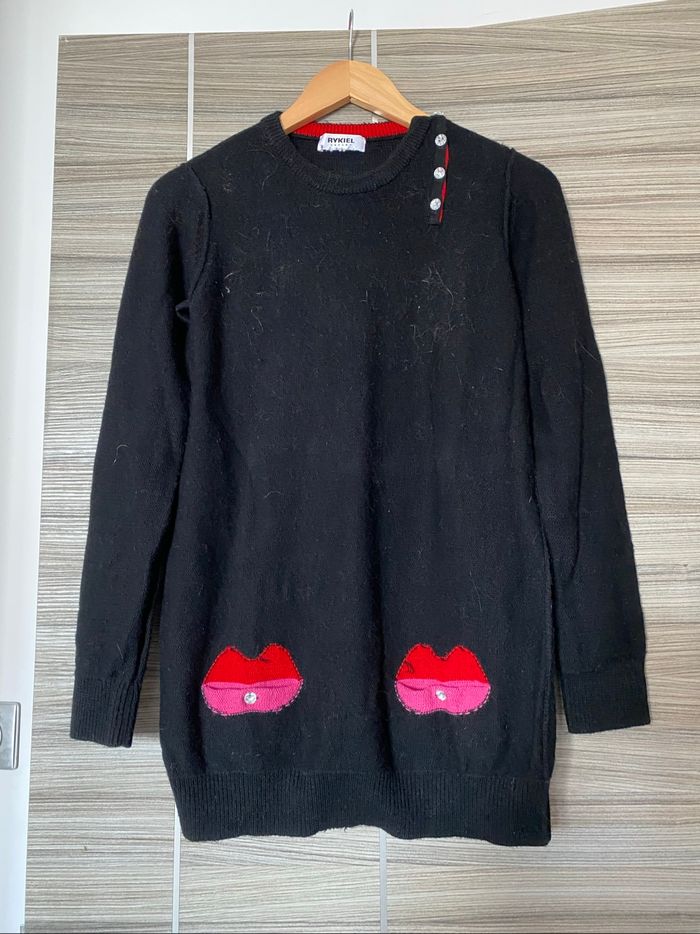 Robe tunique noire 14 ans Sonia rykiel